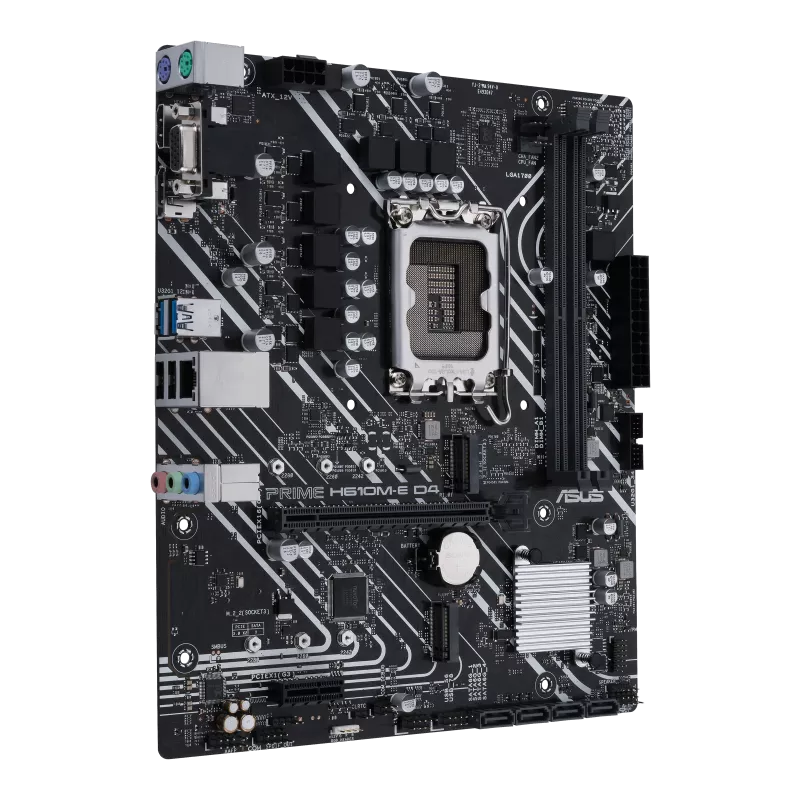 Asus Prime H610M E D4 DDR4  Motherboard For Intel 12th GEN view 4